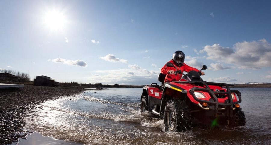 3-Hour Volcanic Springs ATV Adventure From Reykjavik - ATV driving rules: who can drive, who rides, and the single-rider tip
