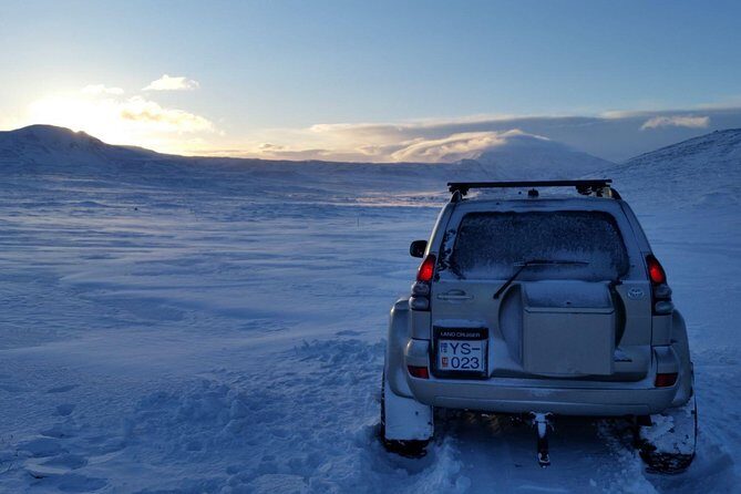 Arctic Fox Travel Dettifoss lake Mývatn winter private super jeep tour - Price and value: $1,273.36 per group up to five