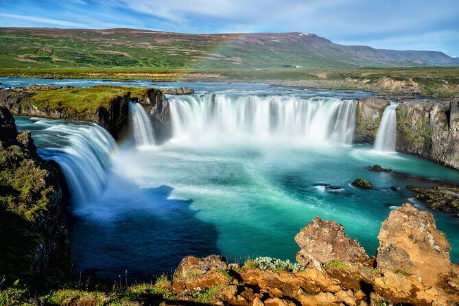 Diamond Circle Myvatn Waterfalls, and Husavik from Akureyri Tour - Godafoss: Multiple Viewpoints and a Trail for the Best Photos