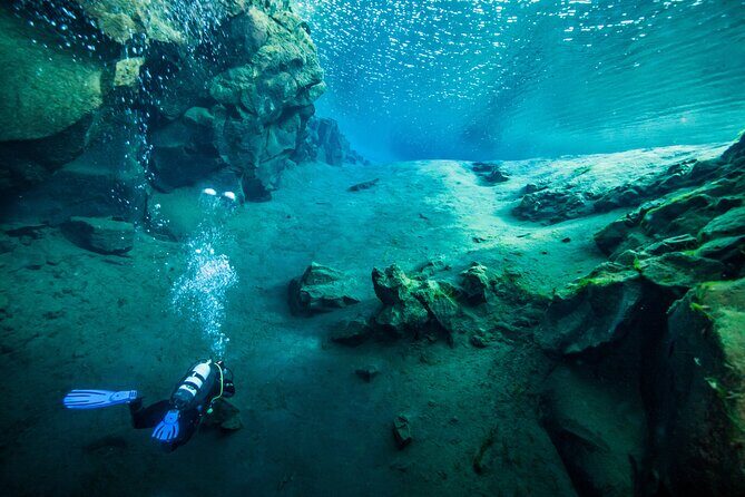 Dive the Divide: Silfra Fissure Scuba Tour | Meet at Thingvellir - Silfra Fissure route: from Silfa Hall to Cathedral to Lagoon
