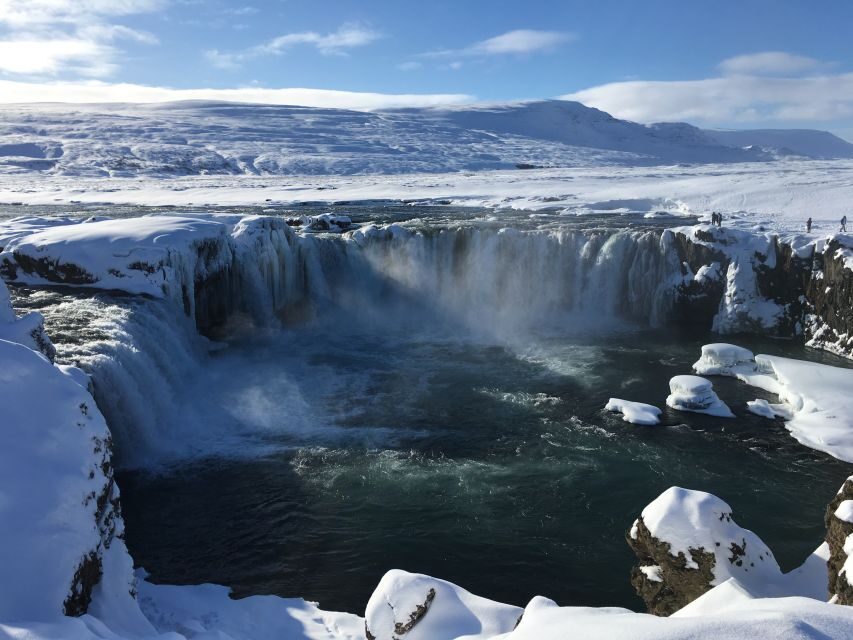 From Akureyri: Lake Myvatn and Godafoss Guided Tour - Lake Myvatn geothermal country: pseudocraters, mud pools, and lava cave time