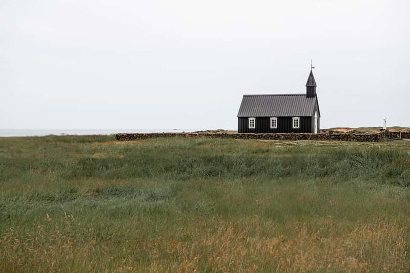 From Grundarfjordur: Snaefellsnes Peninsula Half-Day Tour - Búðir and the Black Church: Lava Fields Meet Glacier Backdrop