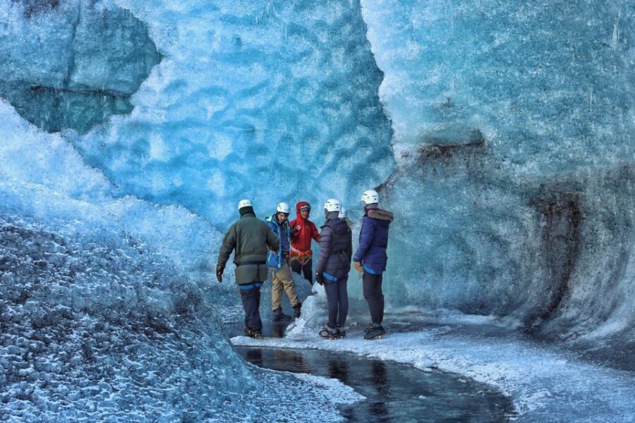 From Jökulsárlón: Ice Cave and Glacier Exploration Tour - Breiðamerkurjökull Glacier Walk: 4–6 Km on a Vatnajökull Outlet