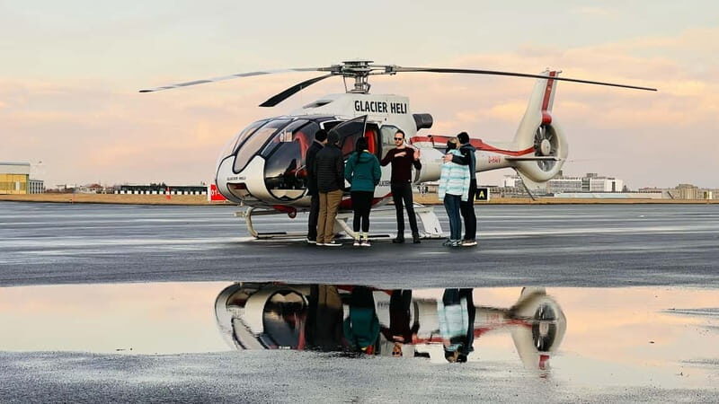From Reykjavik: Fire And Ice Helicopter Tour with 2 Landings - Ace FBO Reykjavík to the air: what the start feels like