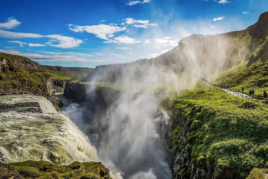From Reykjavik: Golden Circle Full Day Tour - Gullfoss waterfall: feeling the mist up close