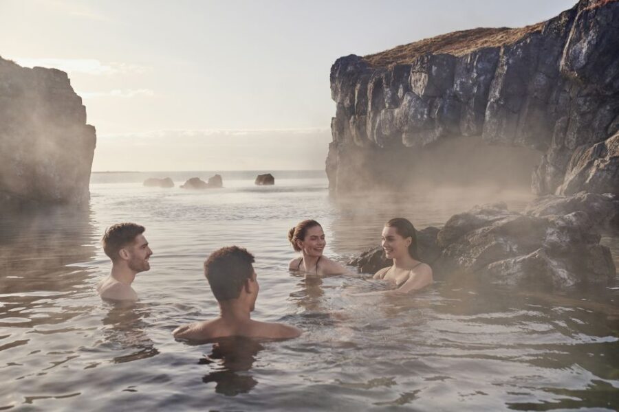 From Reykjavik: Reykjanes Geopark Tour and Sky Lagoon Visit - Between continents: standing on the seam