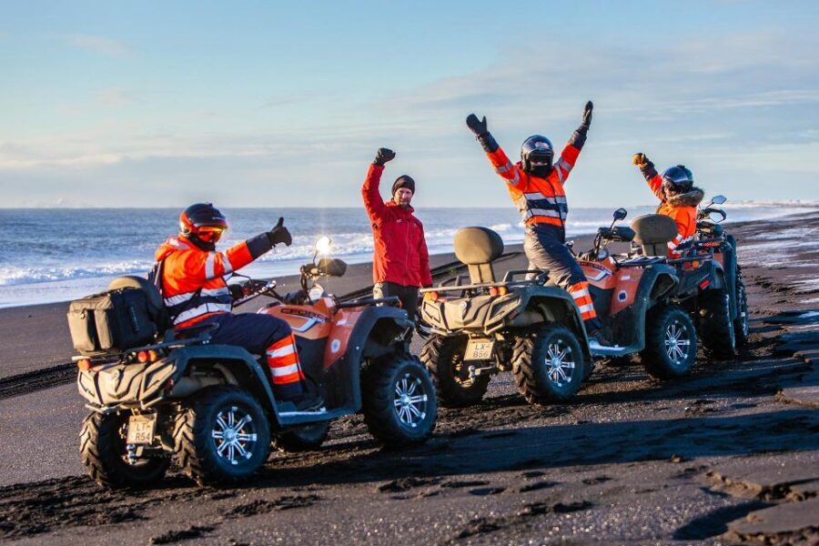 From Reykjavik: South Coast, Plane Wreck, & Beach ATV Tour - Skógafoss and Seljalandsfoss: a two-falls payoff with different moods