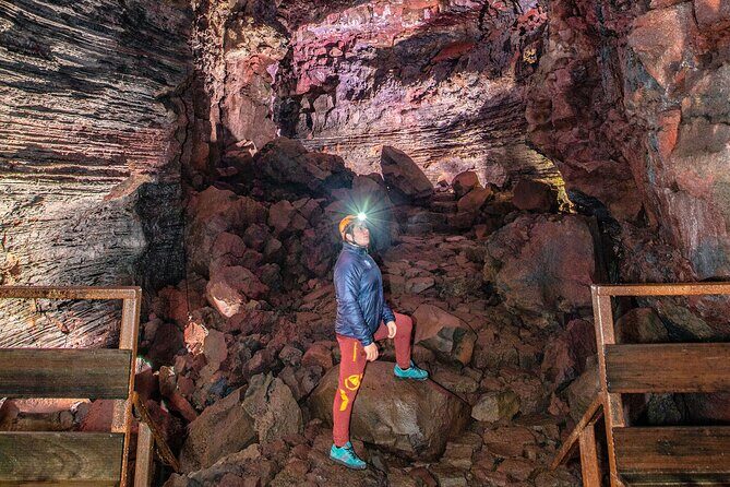 From Reykjavík: The Lava Tunnel tour with Round-trip Transfer - Inside the Lava Tunnel: Crawling, Low Ceilings, and the Pitch-Black Trick