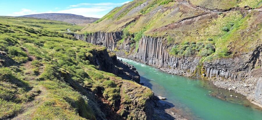 From Seyðisfjörður Port: Stuðlagil Canyon and Reindeer Park - Stuðlagil Canyon: basalt columns you can actually understand