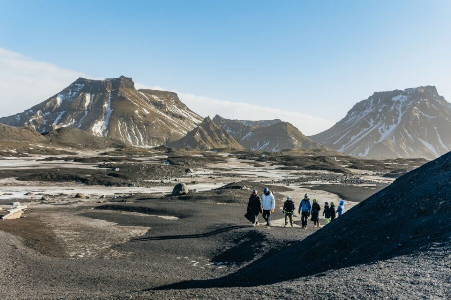 From Vik: Katla Ice Cave and Super Jeep Tour - Reaching the Cave: Crampons, Helmets, and the Beginner-Friendly Glacier Walk