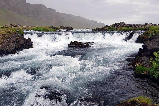 Glacier Lagoon & South Coast. Private Day Tour - Skogafoss: A Wide Waterfall with Stairs to the Big View
