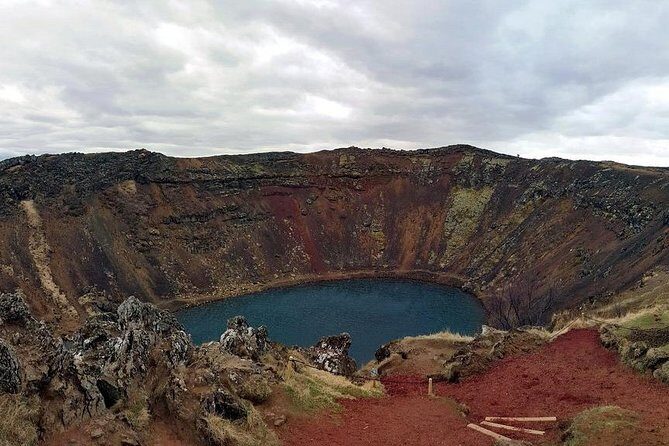 Golden Circle Express. Private Tour from Reykjavik - Gullfoss waterfall: two drops, a steep canyon, and huge scale