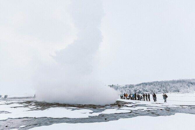 Golden Circle, Kerid and Sky Lagoon Small Group Day Tour - Gullfoss: the golden waterfall in two tiers