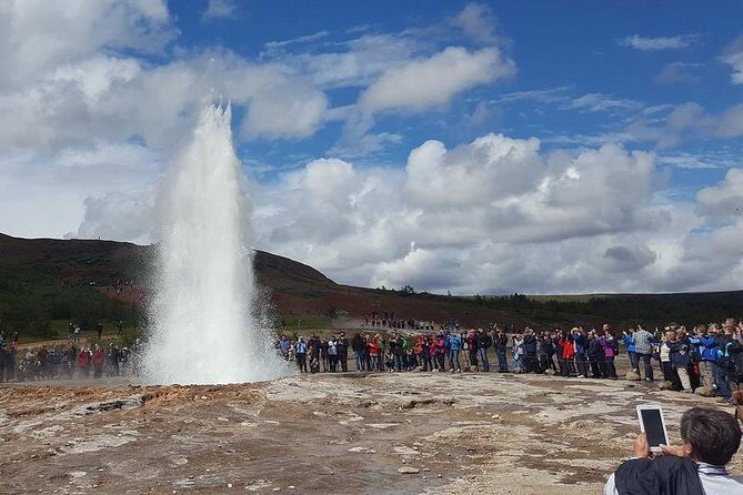 Golden Circle & South Coast. Private Day Tour - Reynisfjara black sand, Reynisdrangar, and Dyrhólaey coastal views