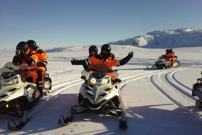 Golden Circle Super Jeep Adventure with Snowmobiling on Glacier - Strokkur and the Geysir area: geothermal energy on a schedule