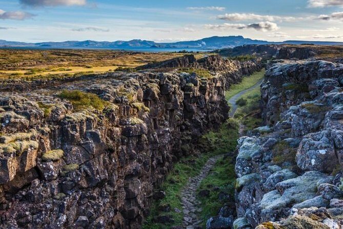 Golden Circle Tour - Private - Stop 3 at Gullfoss: two waterfalls, one dramatic name