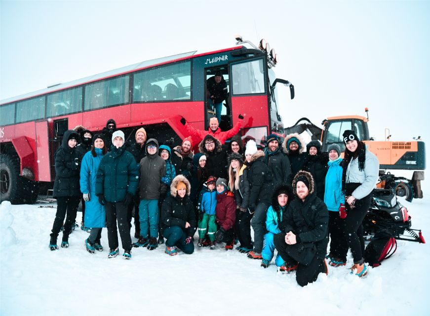 Gullfoss: Ice Cave and Glacier Tour in Glacier Monster Truck - The First Hour on Langjökull: Sightseeing and Photo Stops