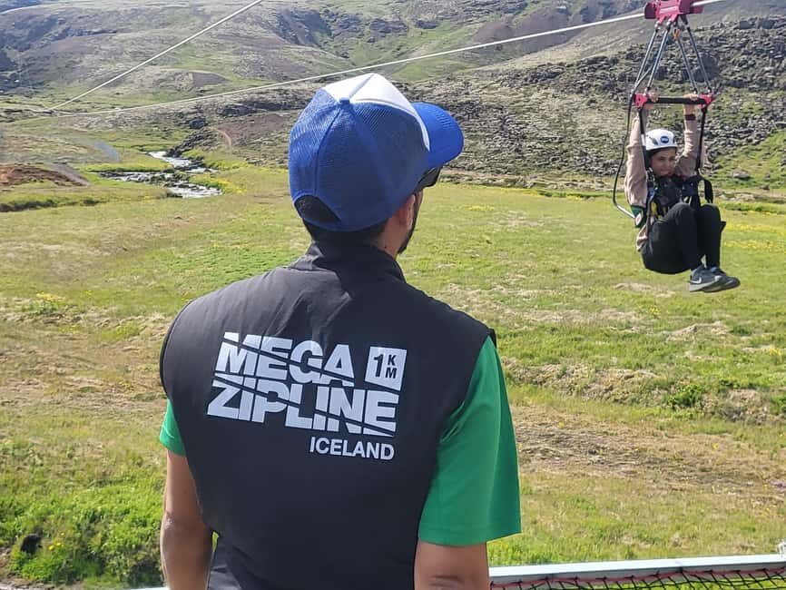 Hveragerdi: Mega Zipline Experience - Flying 1 km over Svartagljúfur: speed, view, and how the lines work