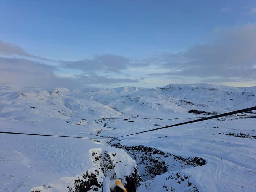 Hveragerdi: Mega Zipline Experience - After landing: back to Reykjadalur Café with the hot-spring valley nearby
