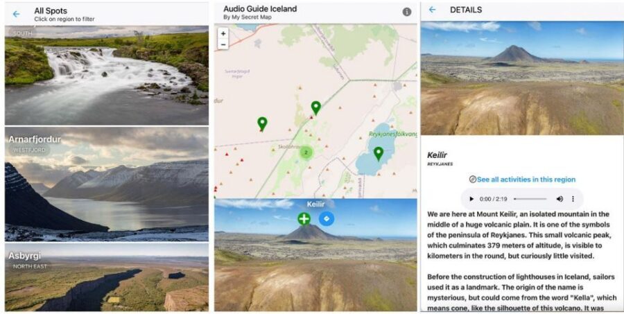 Iceland: Audioguide, Interactive map 200 spots ++ - What you’re really buying: an app-based Iceland storytelling day (or week)