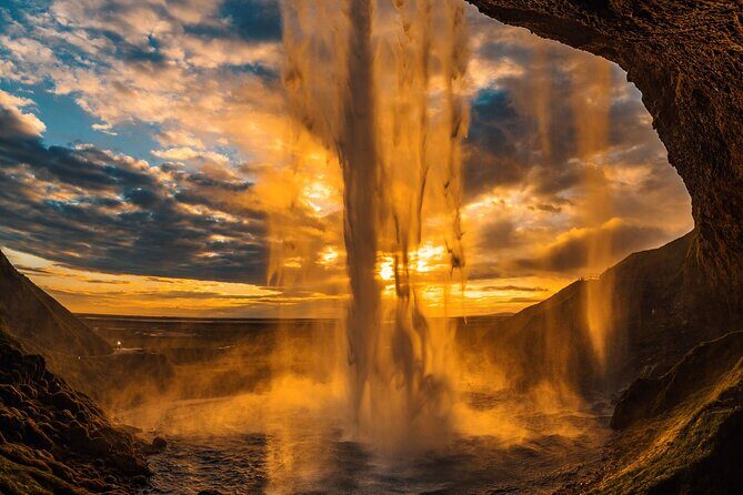 Iceland South Coast Tour with Pickup - Stop 3: Skogafoss size (25 metres wide, 60 metres drop) and mist management