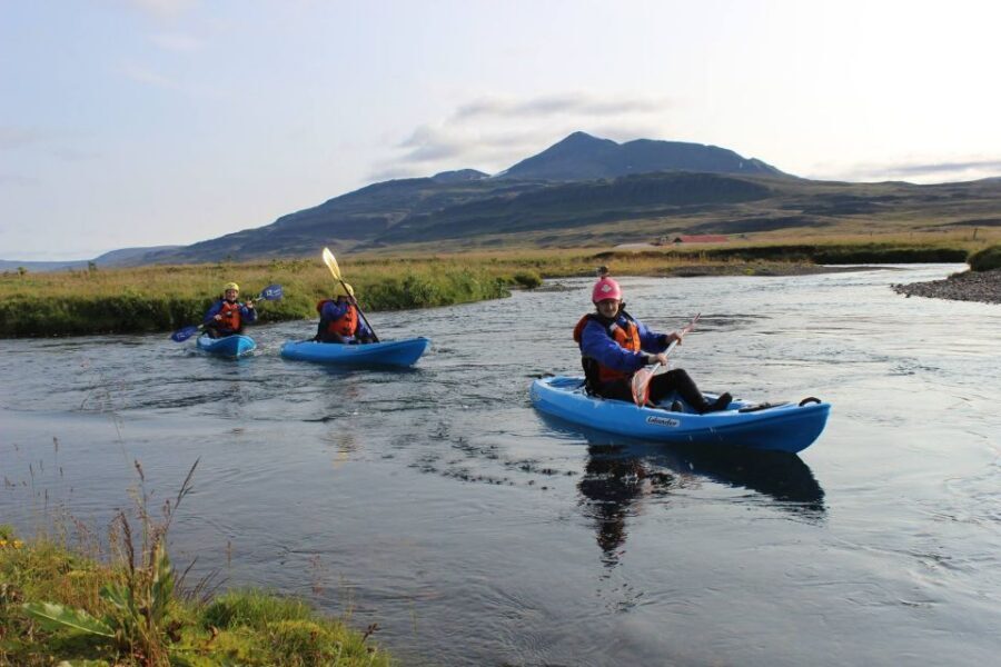 Icelandic Kayak Trip - Svartá River kayaking: calm water, close views, real Iceland time