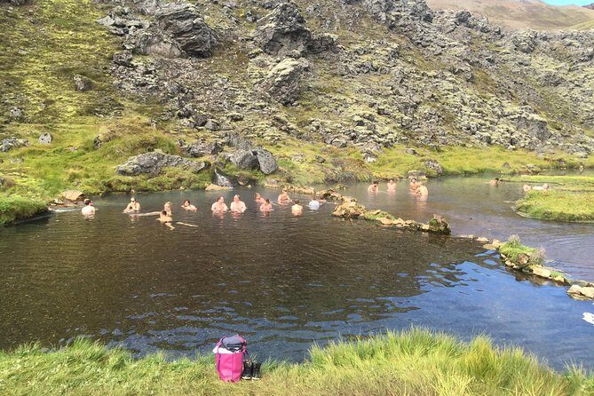 Landmannalaugar and Hekla Volcano Day Trip by Superjeep from Reykjavik - Hjálparfoss waterfall: the last big wow before the return drive