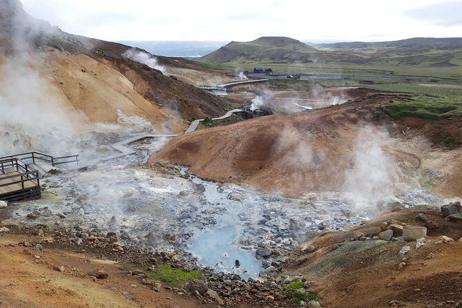 Lava, Craters and Hot Springs Private Tour - Garðskagaviti lighthouse tip: coastal views worth the quick stop