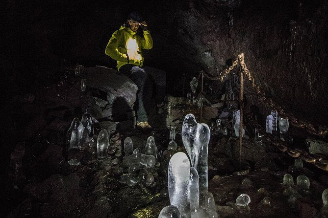 Lava Tunnel Caving with Transfer | Small Group - Inside the Cave: Lava Colors, Stalagmites, and Crawl-Friendly Reality
