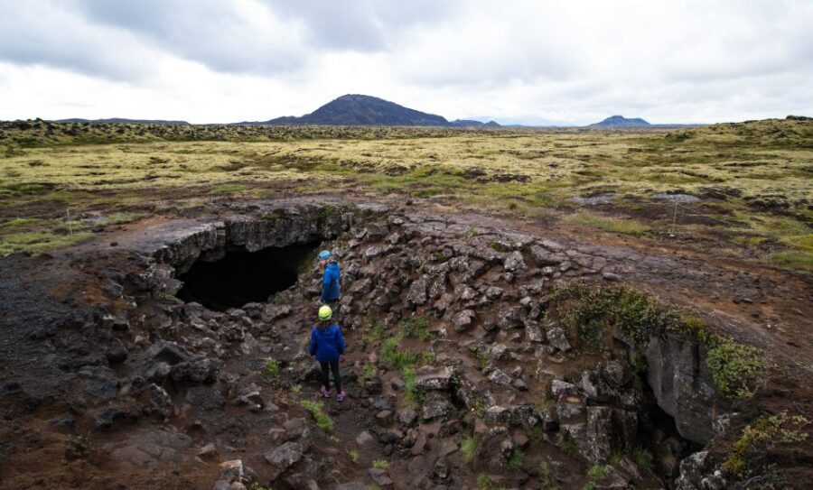 Leidarendi Cave: Lava Tunnel Caving from Reykjavik - Walking to The End of the Road in a 900-meter lava tunnel
