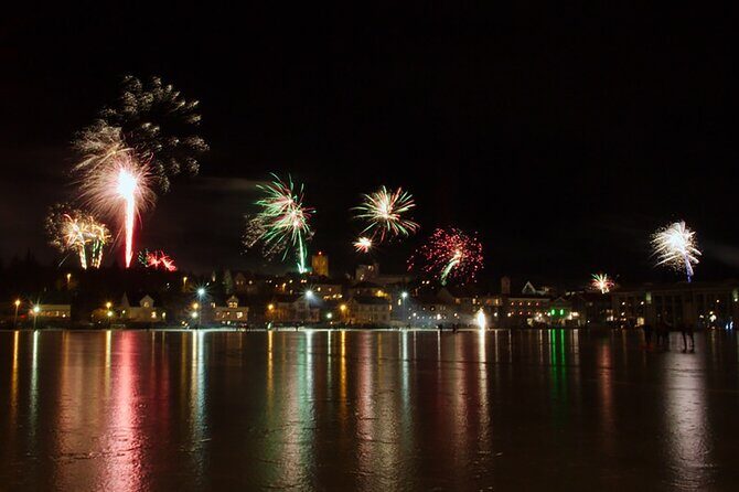 New Years Fireworks by Boat from Reykjavik - Old Harbour to the Water: Why This View Works