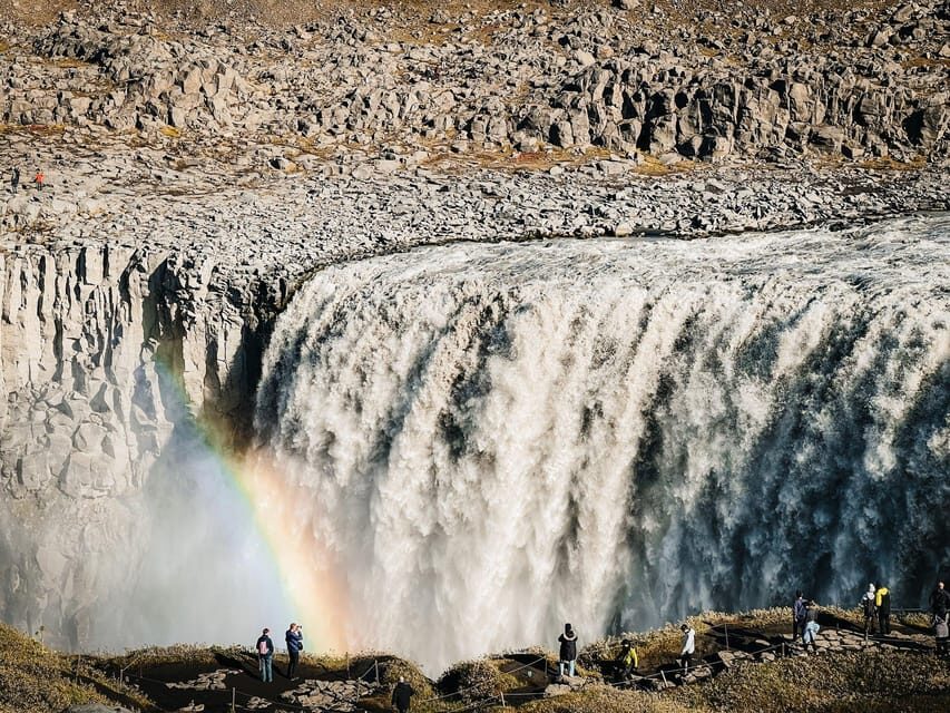 Port Akureyri: Godafoss Waterfall, Myvatn and Dettifoss - Dettifoss: the powerful waterfall moment you came for