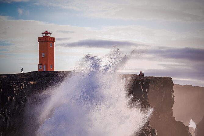 Private day tour in Snaefellsnes Peninsula - Skarðsvík gold sand, a 10th-century Viking grave, and Svörtuloft lighthouse cliffs