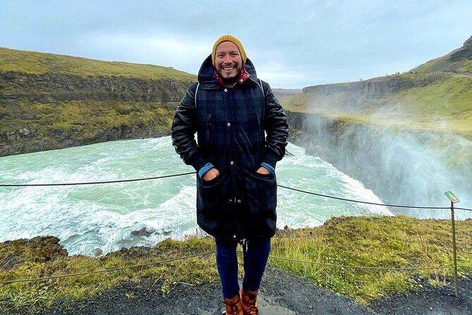 Private Golden Circle tour in a premium class car. - Kerið crater and Faxafoss: bright geology first, then a calmer waterfall stop