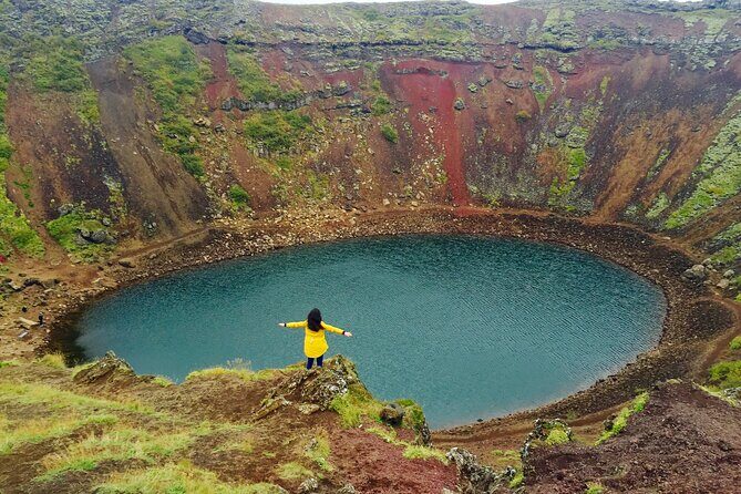 Private Golden Circle Tour in Iceland With 5+ Attractions - Stop 5: Kerið volcanic crater lake and the short walk