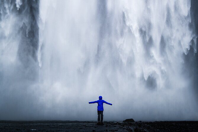 Private Iceland South Coast with Glacier Hike Tour - Skogafoss: big water, good odds for dramatic lighting