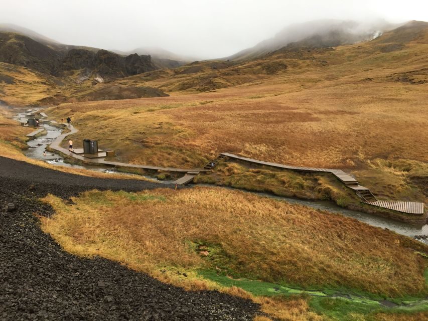 Private Reykjadalur Hike & Hot River Geothermal Tour - Reaching the warm river: your swim stop and what to bring