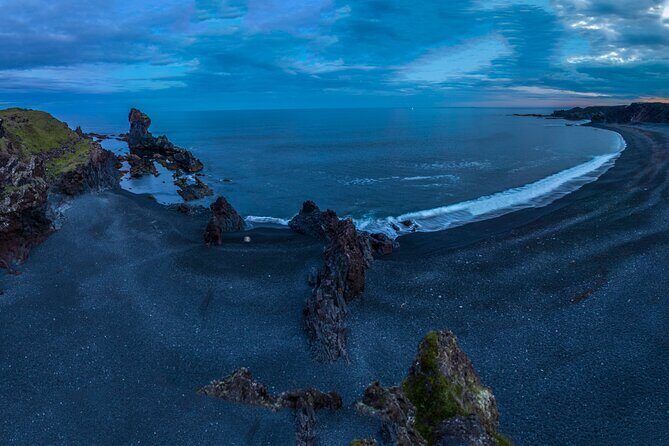 Private Snæfellsnes Peninsula day tour with 6+ Attractions - Djupalonssandur (Black Lava Pearl Beach): fishing history and sea damage