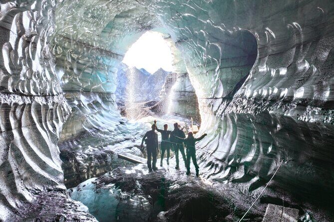 Private South Coast & Katla Ice Cave Tour in Iceland - Katla Ice Cave on a Glacier: Helmet, Crampons, and 3 Hours of Ice