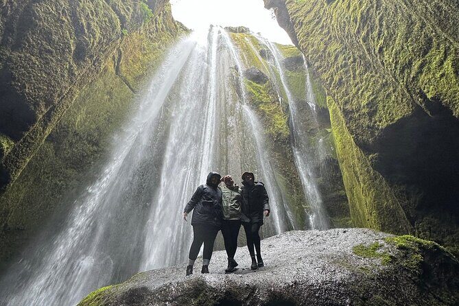 Private South Coast tour / Black Sand Beach, Waterfalls and more - Skógafoss: Big Water, Rainbows in the Mist, and a Staircase Option