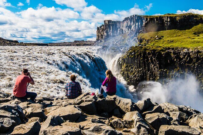 Private Tour Tailor Made Tour from Akureyri e.g Lake Myvatn, Godafoss, Dettifoss - Dettifoss and Ásbyrgi Canyon: where scale goes to work