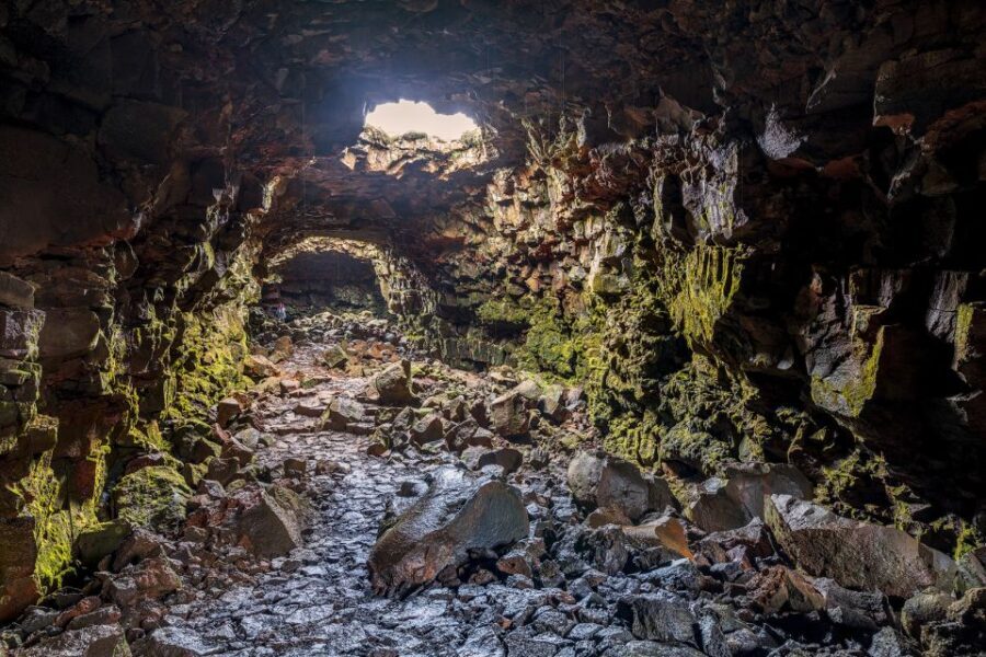 Raufarhólshellir: Lava Falls Adventure Tour - Entering the lava tube: what the first stretch really asks of you