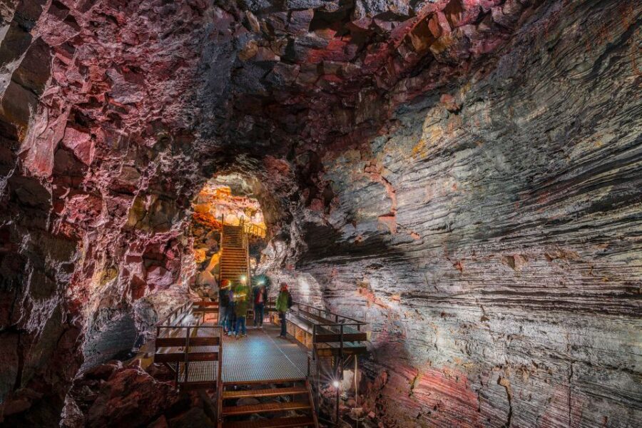 Raufarhólshellir Lava Tunnel: Underground Expedition - The guided portion: geology + stories that make it stick