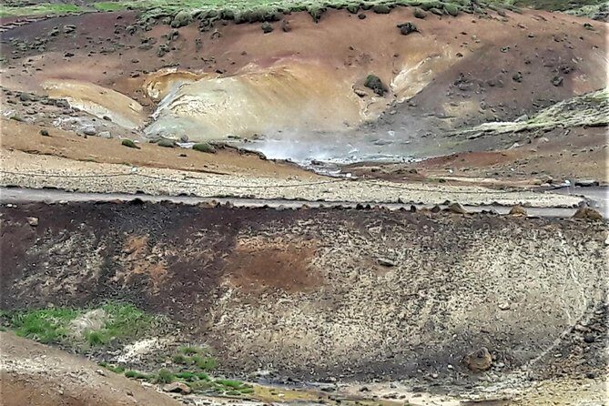Reykjanes peninsula- Geopark and much more. Private tour - Gunnuhver Hot Springs: steam vents, mud pools, and included entry