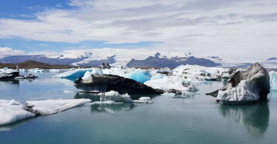Reykjavík: 2-Day Tour with Icebergs, Glaciers & Waterfalls - Reynisfjara black sand: basalt columns and the mood of the sea