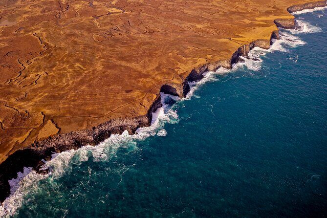 Reykjavik Helicopter Private Tour of Volcanoes - Coastal Cliffs, Steep Shores, and Bird Cities Over the Atlantic