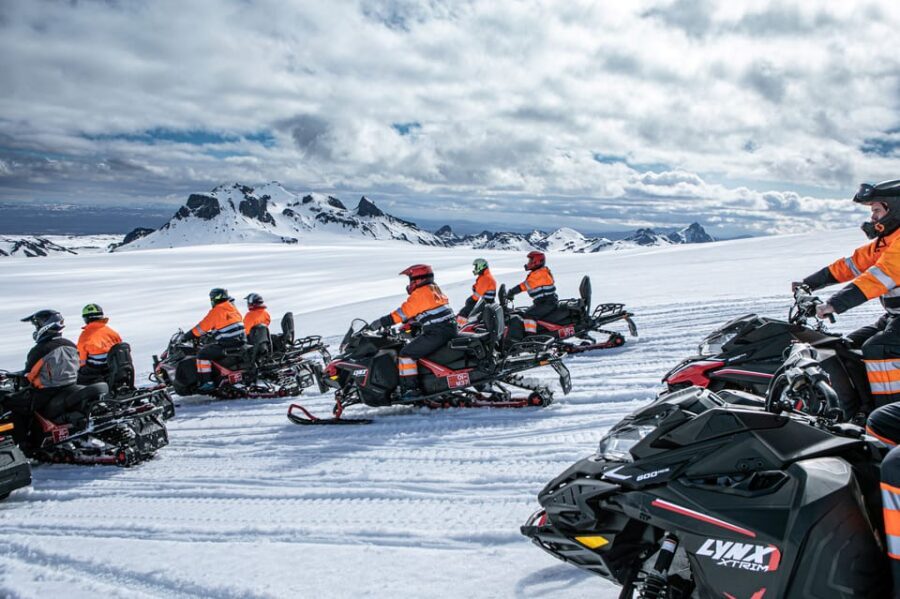 Reykjavík: Langjökull Glacier Snowmobile Tour with Ice Cave - Views Along the Way: Hofsjökull, Eiríksjökull, and the Kerlingafjöll Mountains