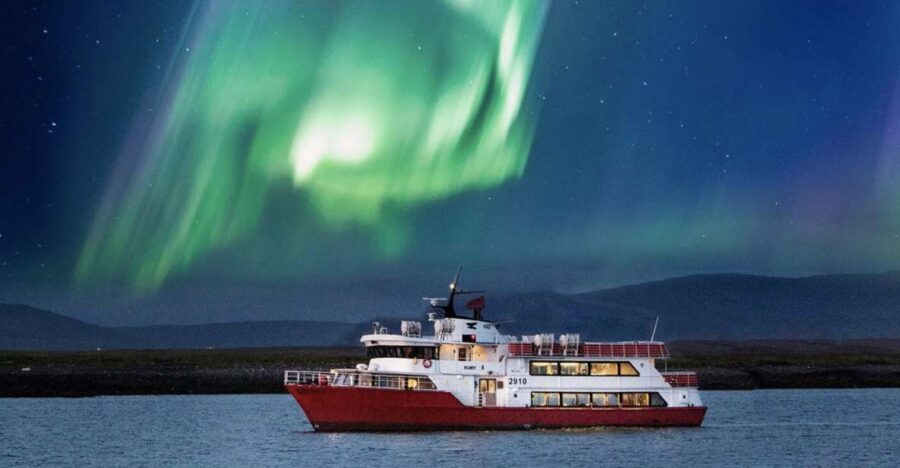 Reykjavík: Northern Lights Cruise - Passing Imagine Peace Tower (Oct–Dec): the one landmark you don’t want to miss