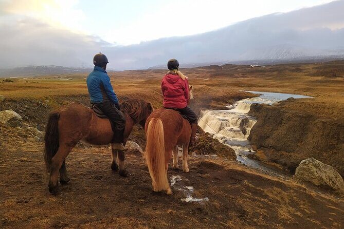 Short Riding Tour with Eye-Catching Photos at Waterfall - A short Akureyri horseback ride built for Reykjafoss photos