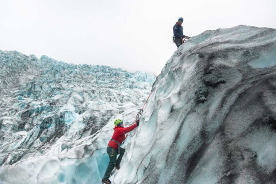 Skaftafell National Park: Falljokull Ice Climb and Hike - Safety on shifting ice: gear, rope lines, and anchor work